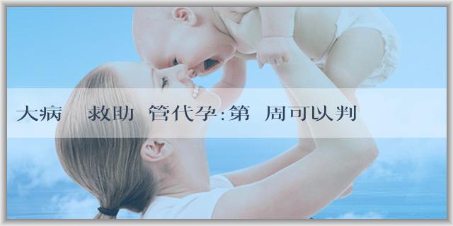 大病醫療救助試管代孕:第幾周可以判斷性別？彩超怎麼看出胎兒性別？