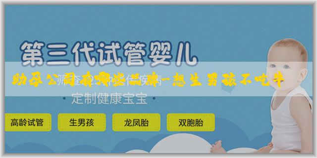 助孕公司有哪些品牌-想生男孩不吃牛肉嗎？要怎麼飲食？